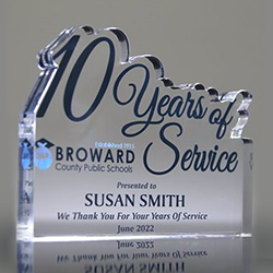 10 Years of Service Trophy